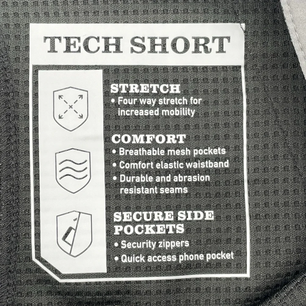 Orvis Men's Outdoor Utility Shorts Gray 32 Travel Fishing Hike Outdoor